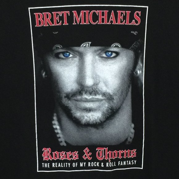 Tultex Tops Tultex Bret Michaels Roses Thorns Tshirt Poshmark